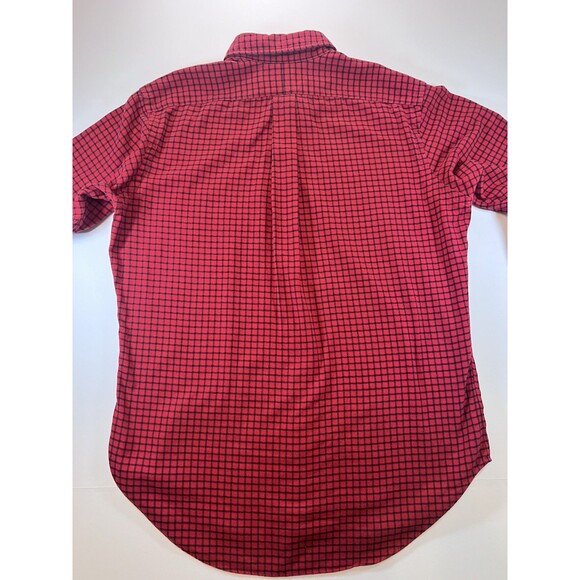 Polo Ralph‎ Lauren Men’s SZ M Red And Black Gingham Dress Shirt. Preppy - Picture 9 of 9
